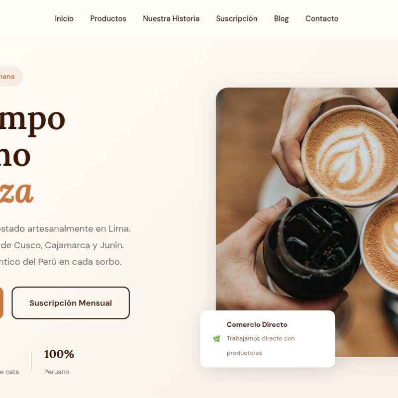 Café E-commerce